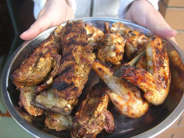 Ailes de poulet grillées (8 pcs)